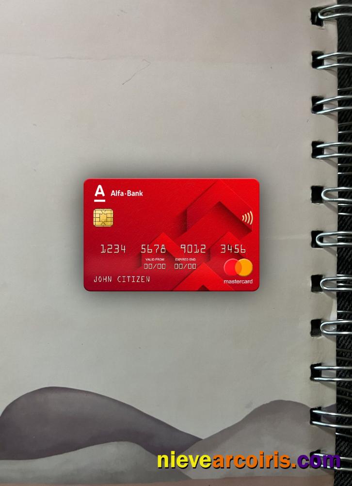 Russia Alfa bank mastercard photolook